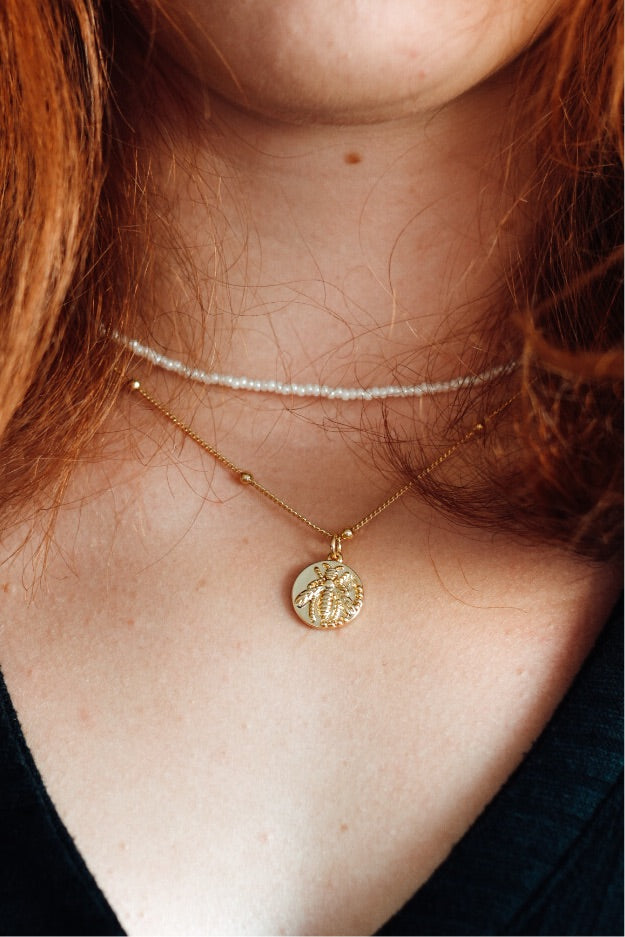 BEE YOU!! Necklace - necklace