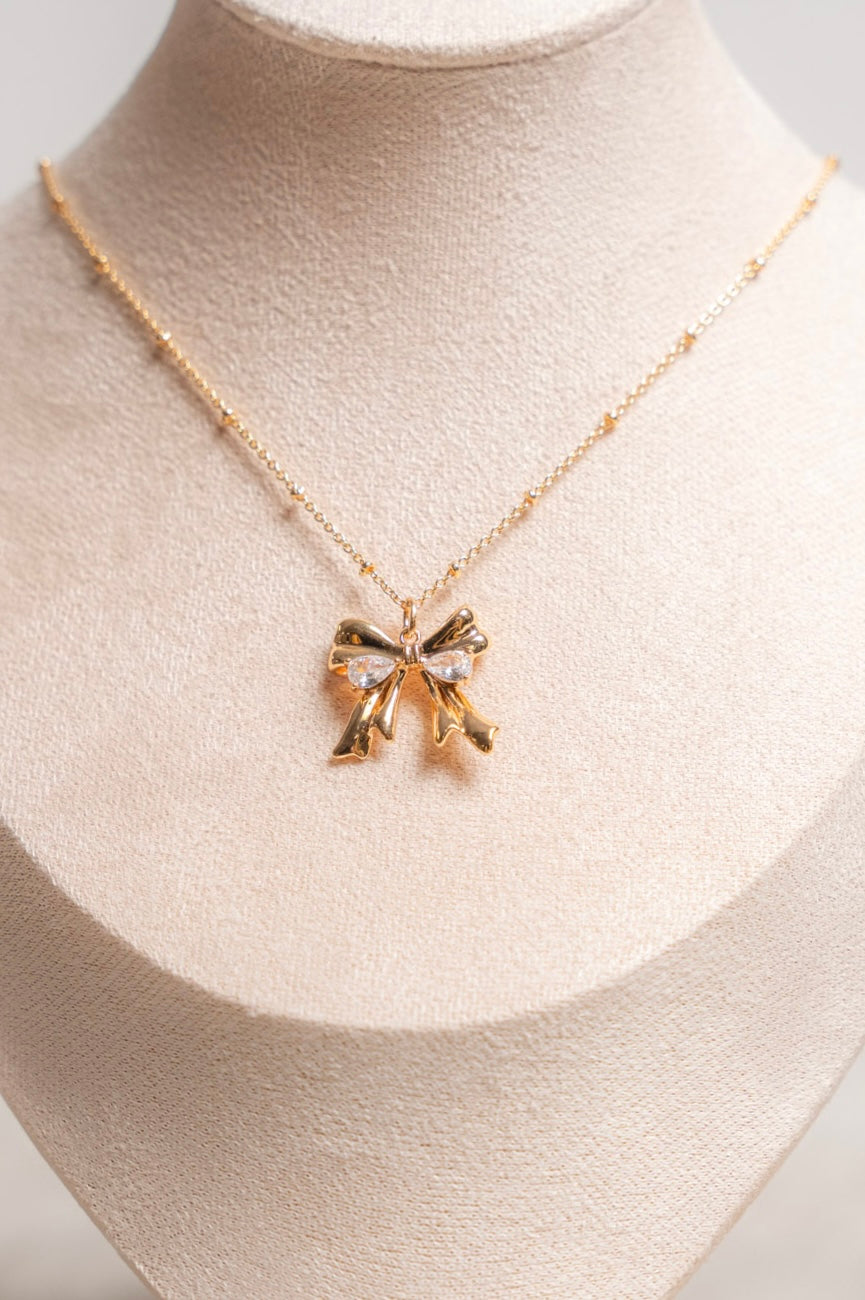 Clara Bow Necklace (silver & gold)