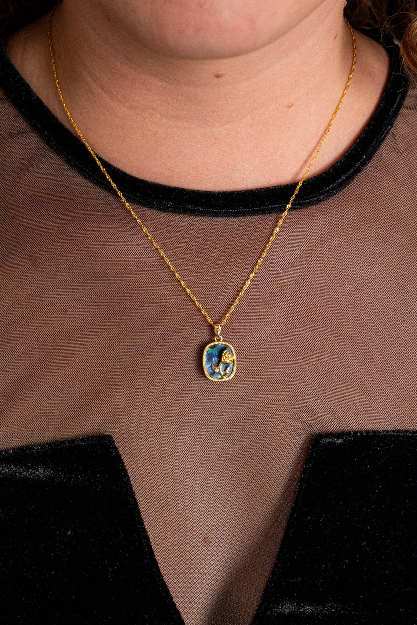 Enchanted Rose Necklace - Necklace