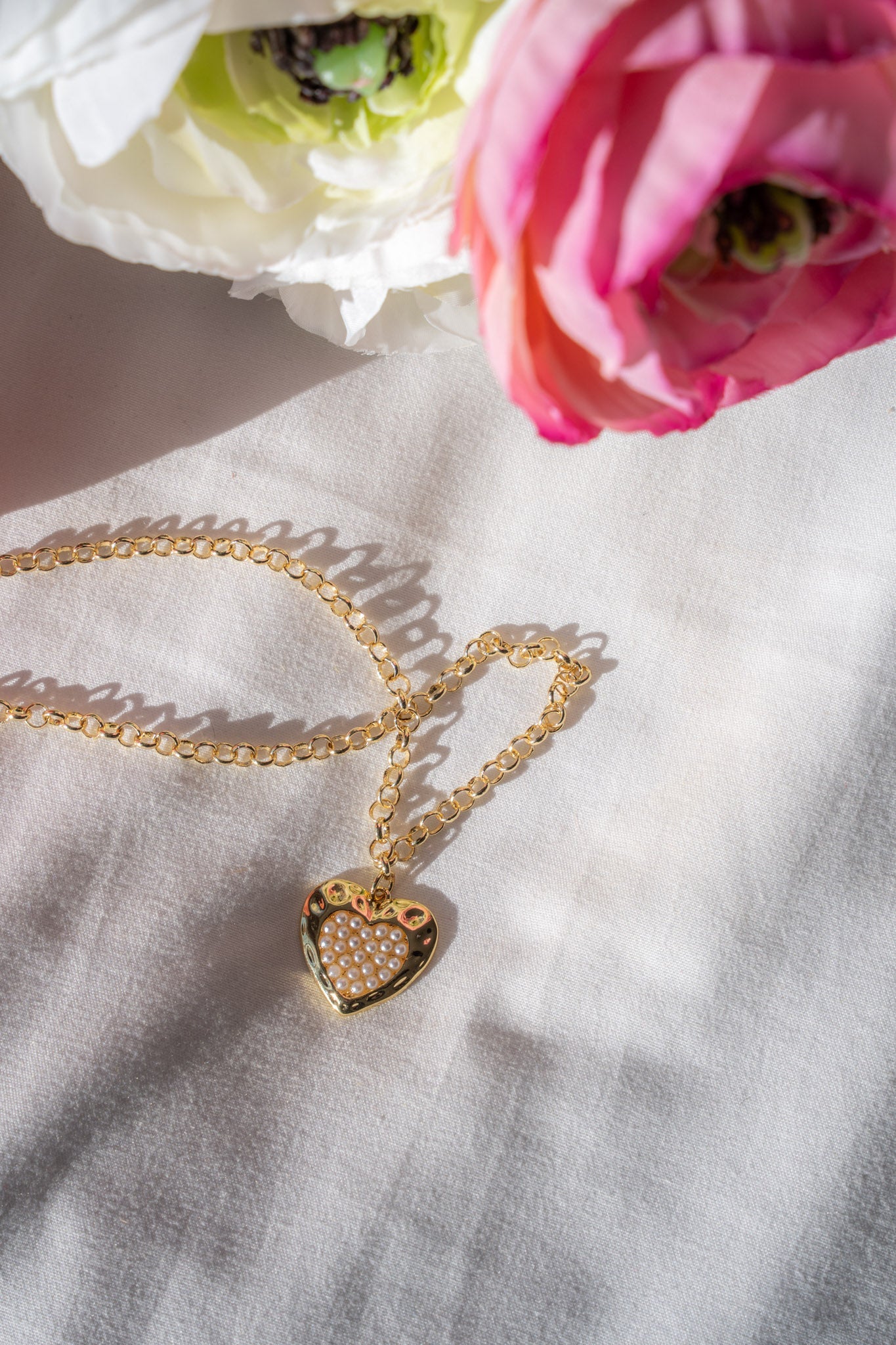 heart of gold necklace - Necklace