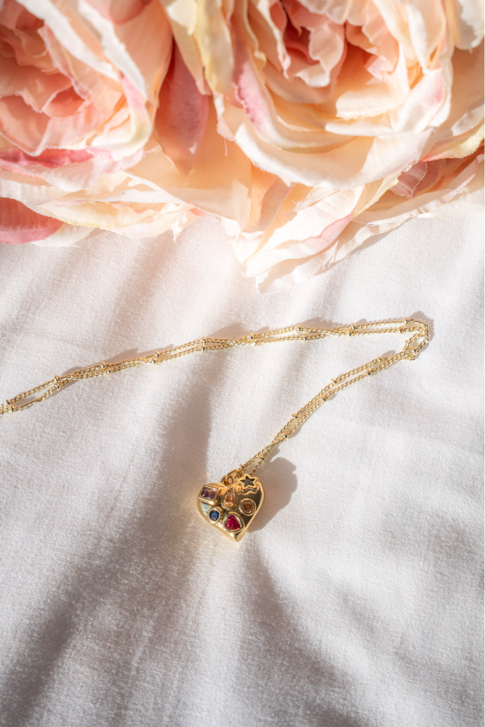 Kaleidoscope Heart Necklace - Necklace