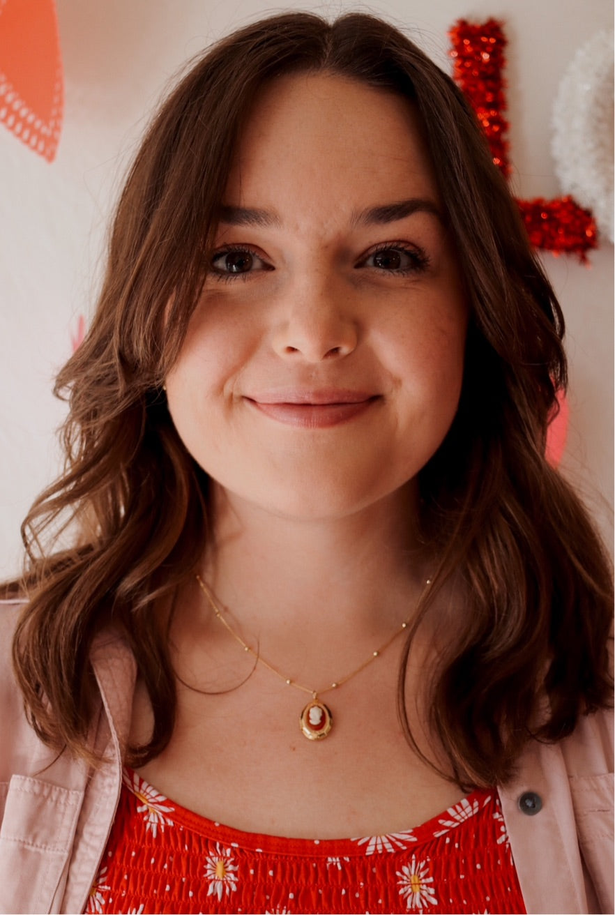 Keep me with you locket (on satellite chain) - Red - necklace