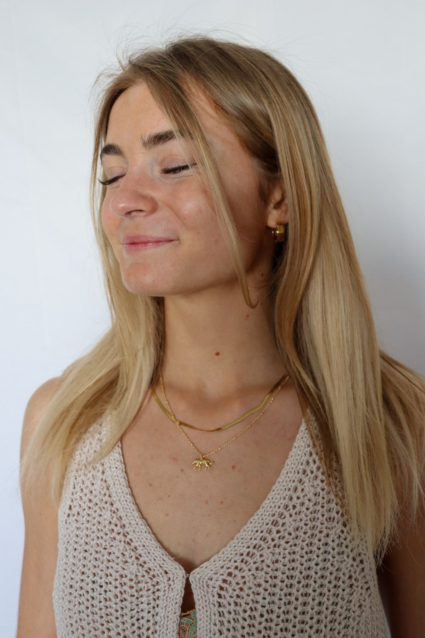 wild & free leopard- gold - Necklace