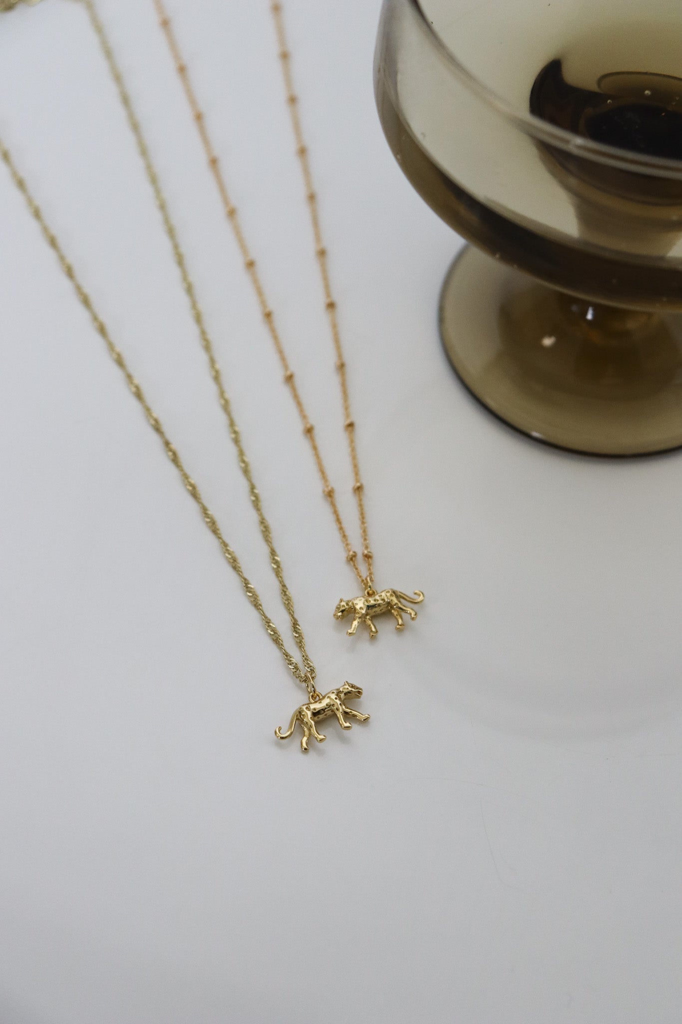 wild & free leopard- gold - Necklace