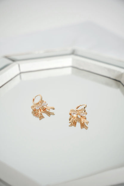 Clara Bow Earrings (silver & gold)