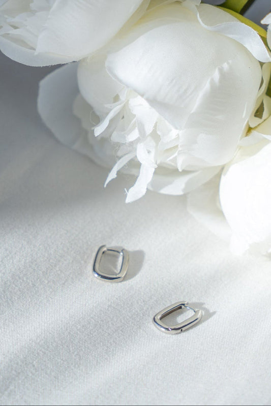 925 Sterling Silver Huggie Hoops