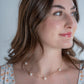 Blossom Cluster Pearl Choker- Silver/Gold - Necklace