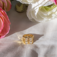 Bonjour chunky baguette ring - Ring