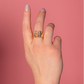 Bonjour chunky baguette ring - Ring