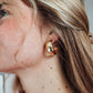 chunky cupid hoops - earrings