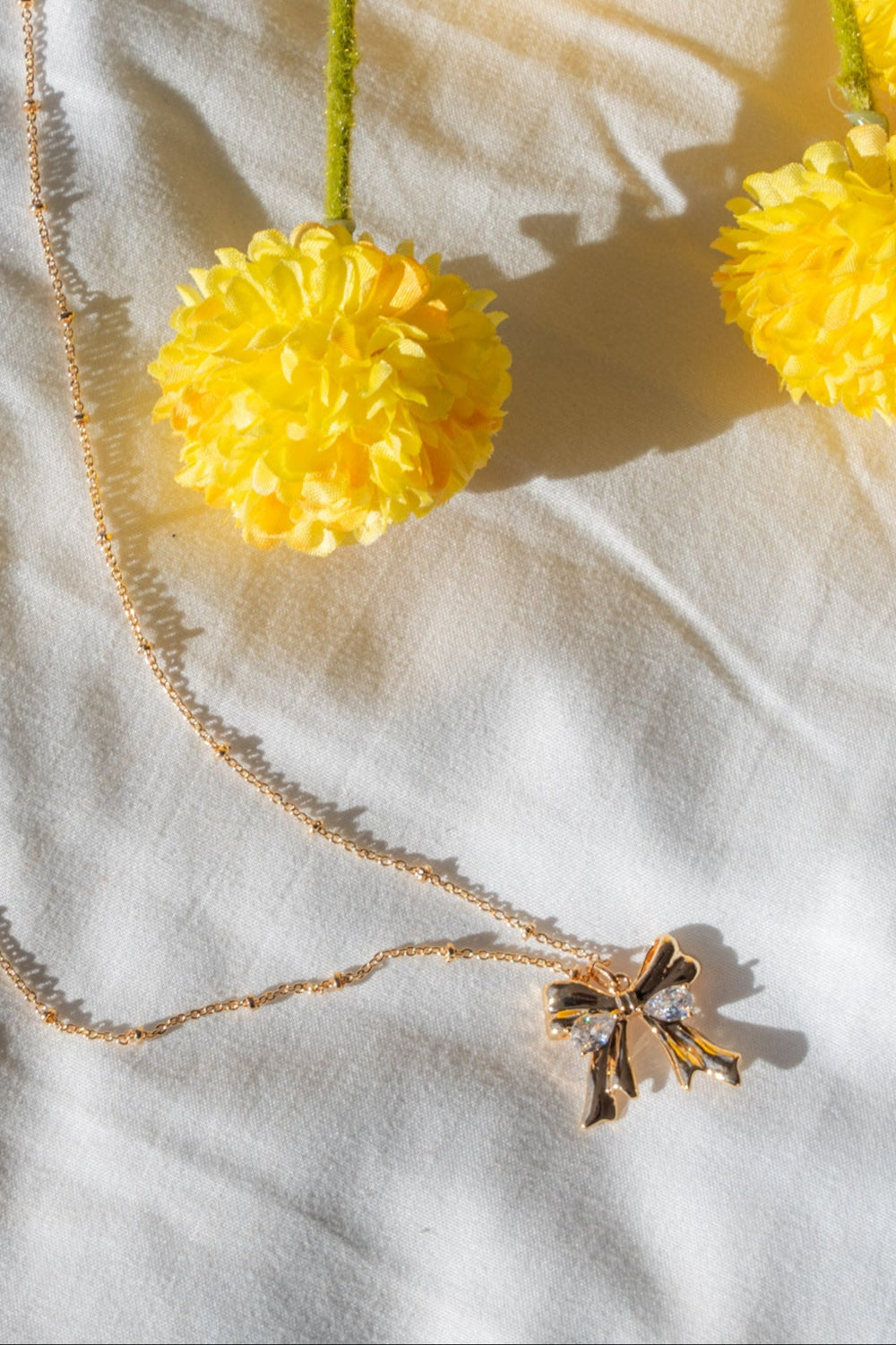 Clara Bow Necklace (silver & gold)