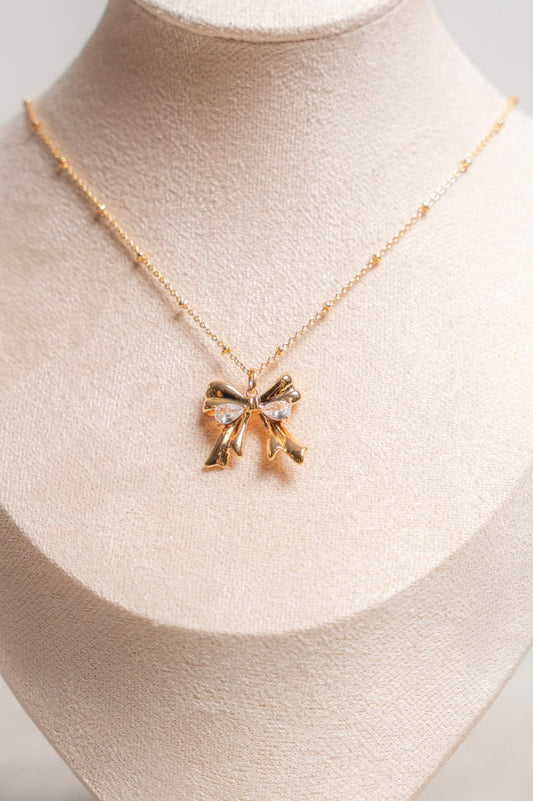Clara Bow Necklace (silver & gold)
