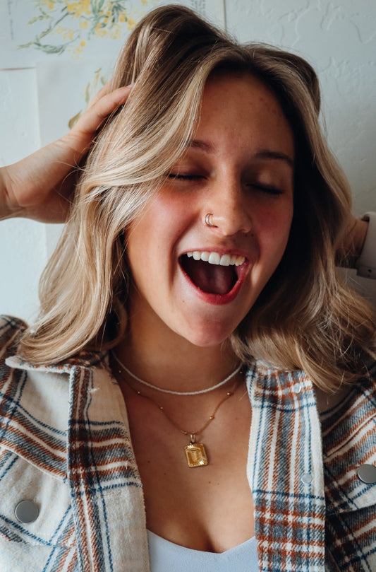 CUSTOM LETTER NECKLACE - necklace
