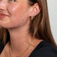 Dazzle Me Sparkling Hoops - earring