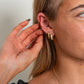 Dazzle Me Sparkling Hoops - earring