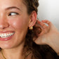 dewdrop huggies - earring