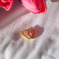 golden huggie hoops - earrings