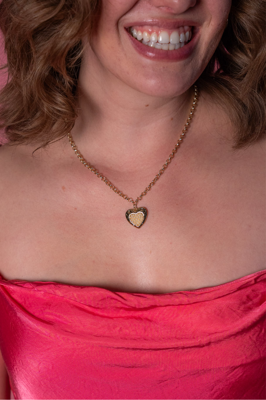 heart of gold necklace - Necklace