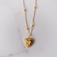 "call it what you want" heart initial NECKLACE