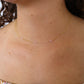 ’invisible string’ pink pearl choker - necklace