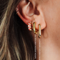 (LONGER) golden huggies - earrings
