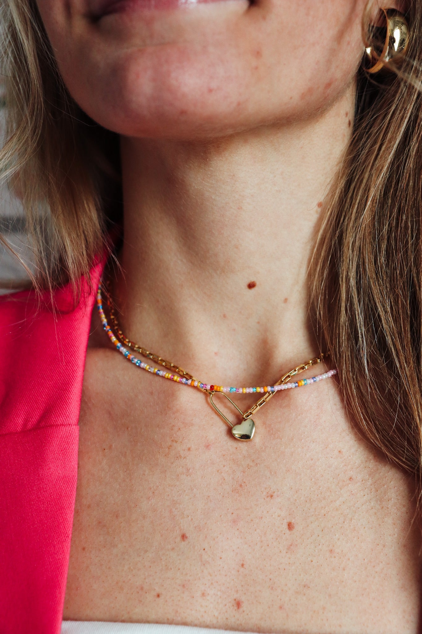 LOVER 15’’ beaded choker - necklace