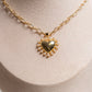 mi corazón pearl heart necklace - Necklace