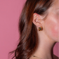 mini cupid hoops - Gold - earrings