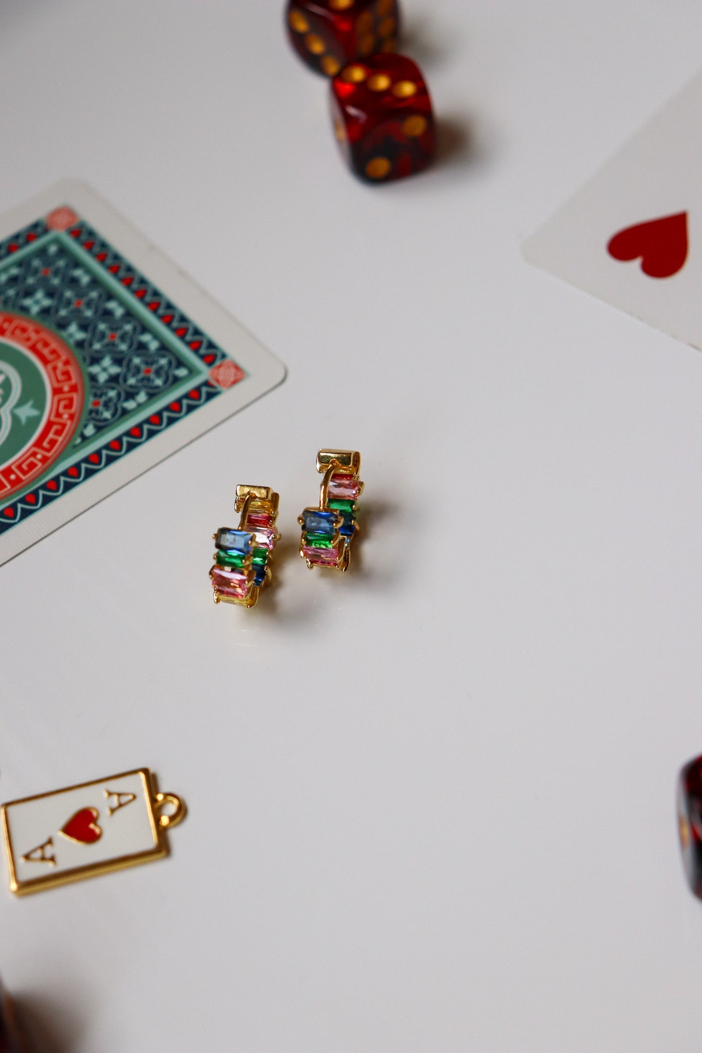 Over the Rainbow huggie - earring