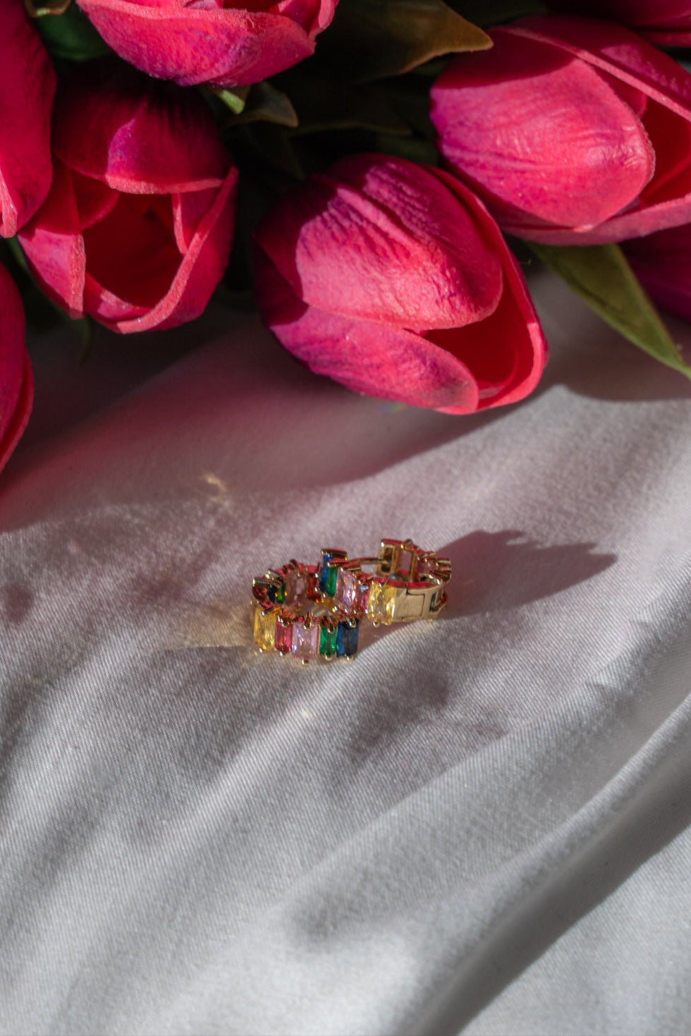 Over the Rainbow huggie - earring