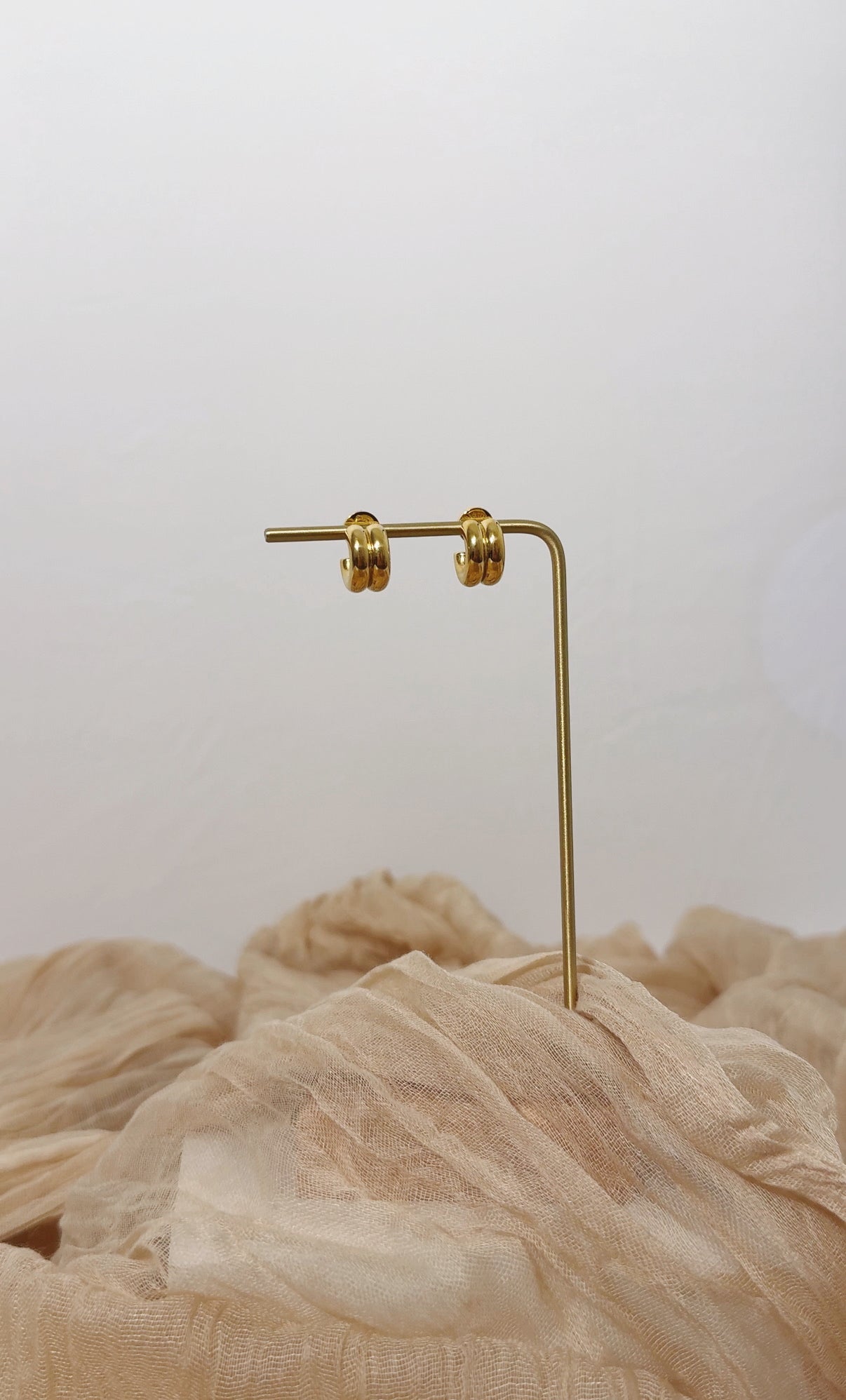 The Whitney Hoops (Silver & Gold)