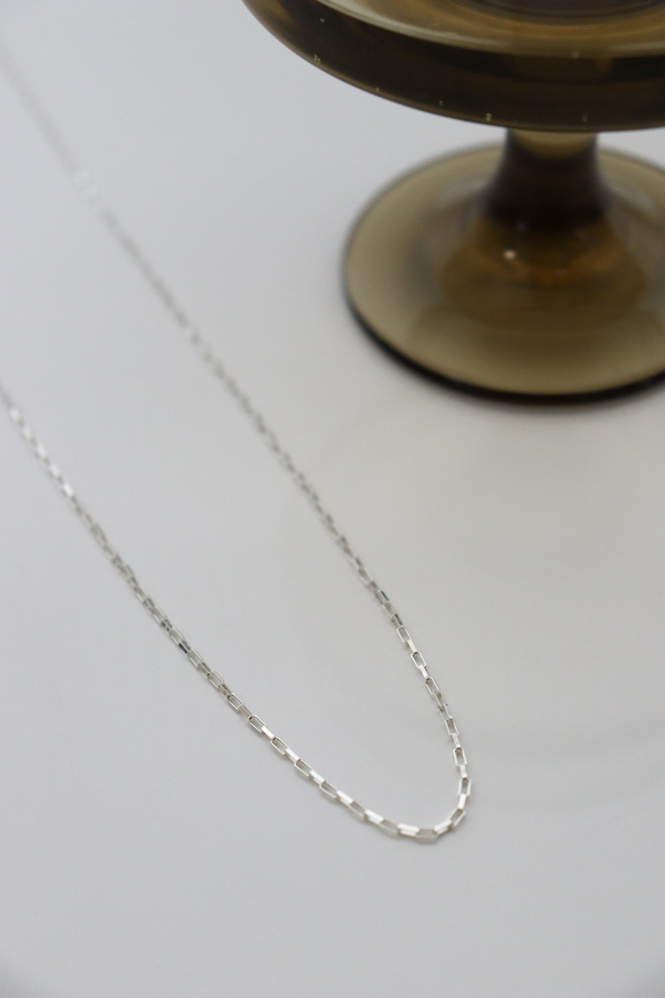 think outside the box! long SS box chain - necklace