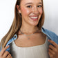 wild & free leopard necklace- silver - Necklace