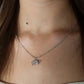 wild & free leopard necklace- silver - Necklace