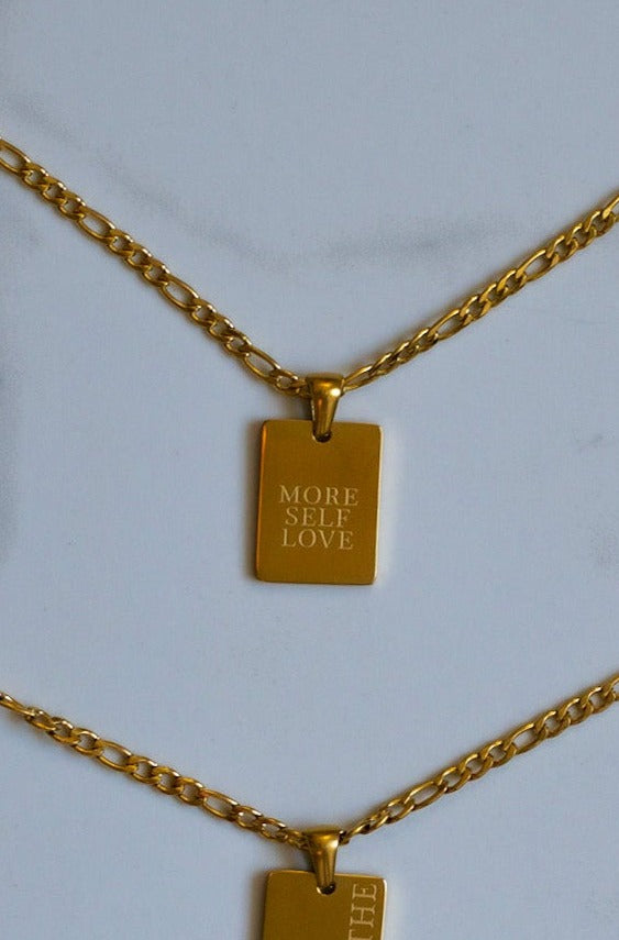 MORE SELF LOVE necklace